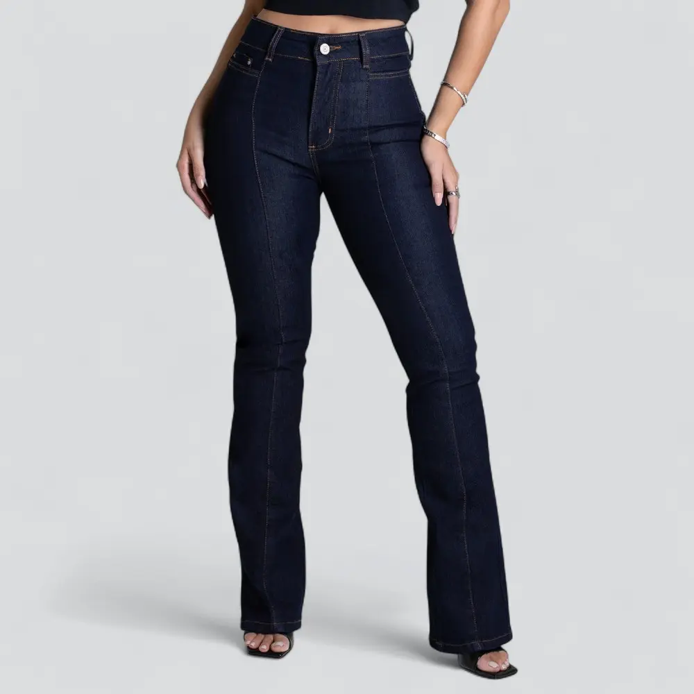Calça Jeans Feminina Flare