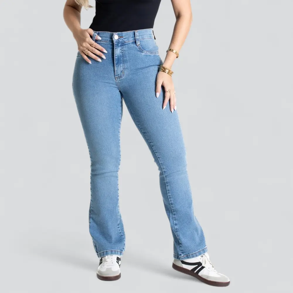 Calça Jeans Feminina Cigarrete