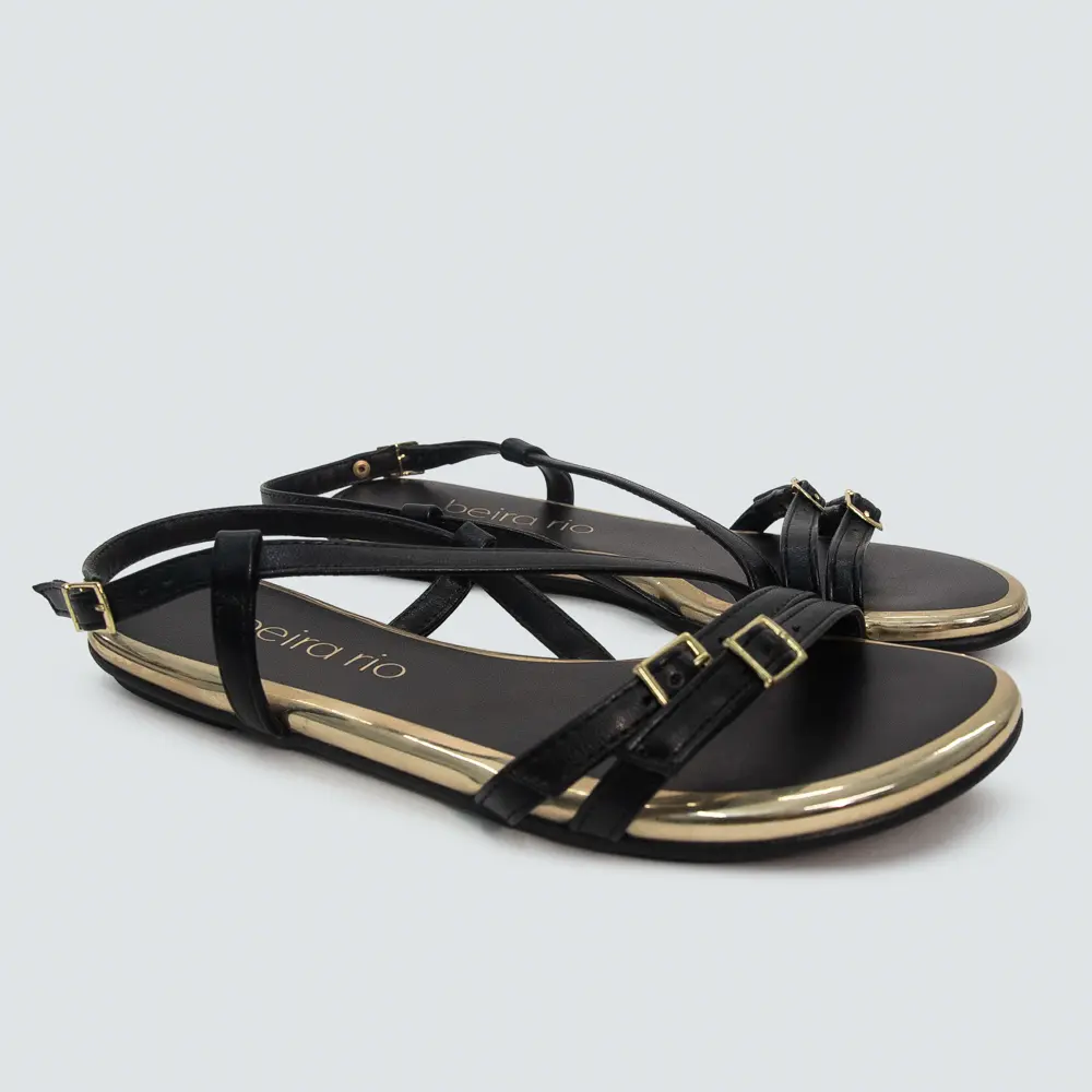 Sandália Rasteira Feminina Beira Rio