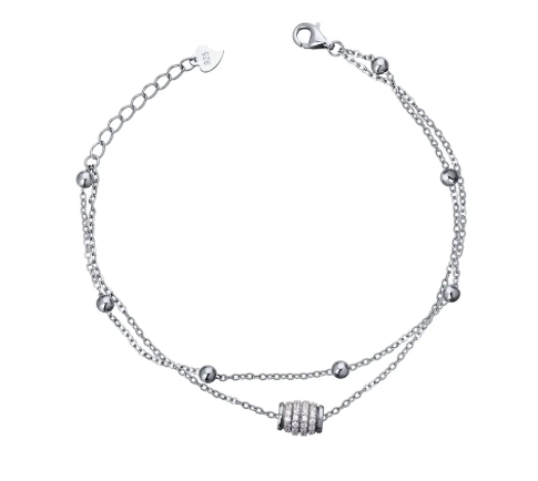 Pulseira de prata feminina